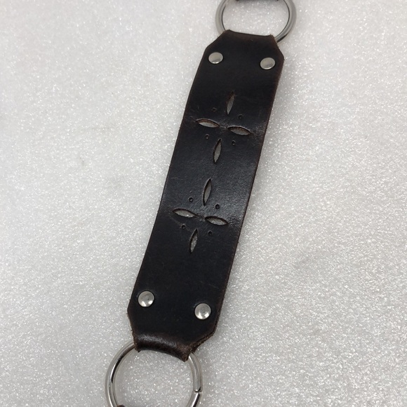 HIPWear Belt Brown Perferated Segmented Italian Leather Size Medium - Picture 10 of 17